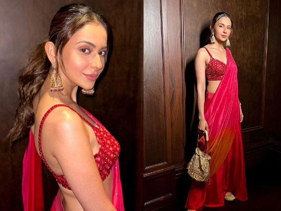 Delightful looks Of Rakul Preet Singh In Saree